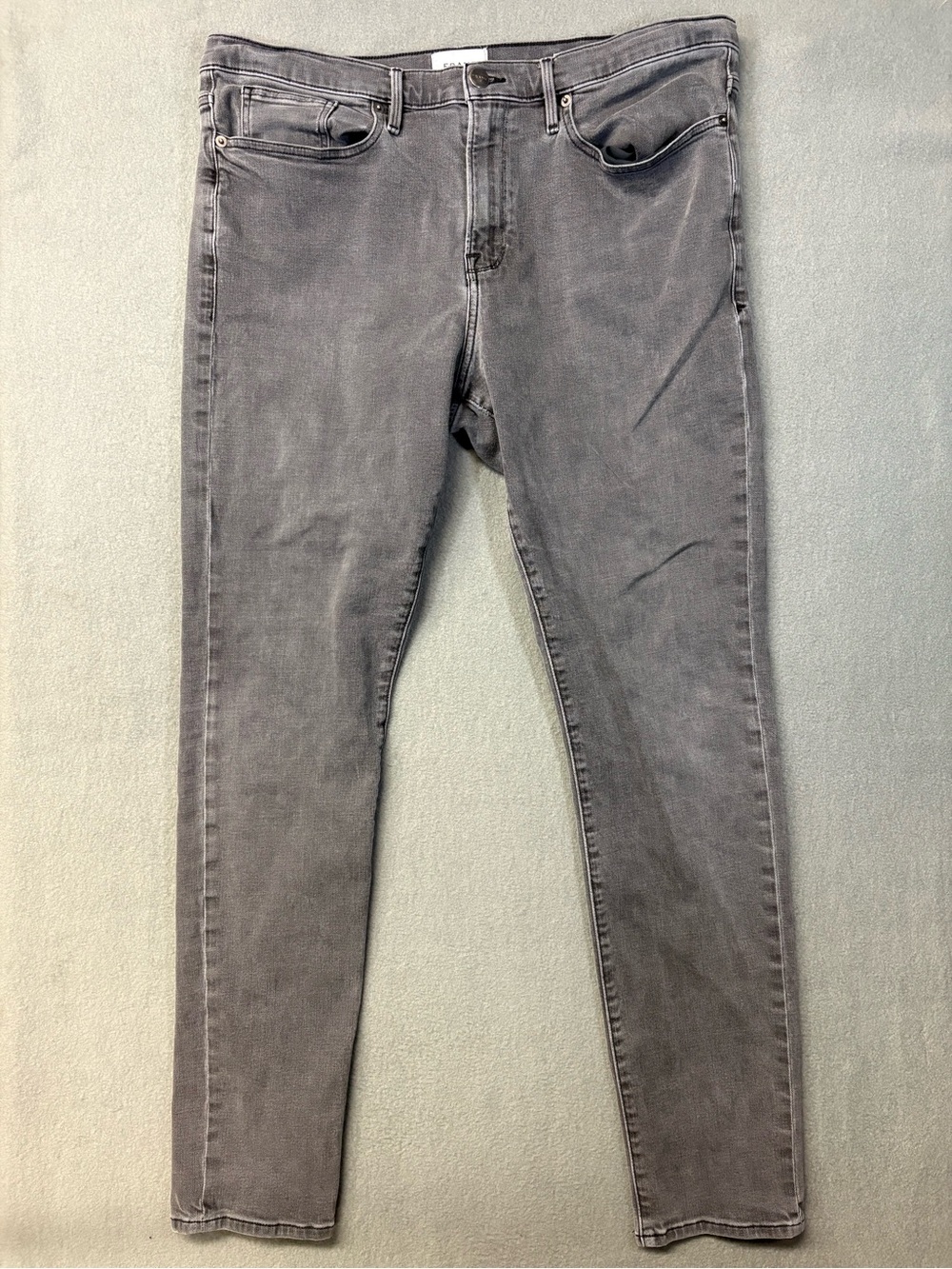Frame Denim Jeans Men’s Size 38 Jagger True Skinny Faded Gray